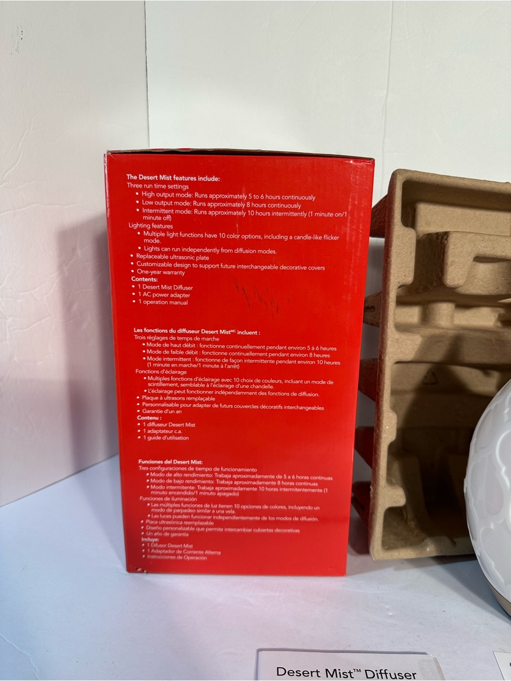 Young Living Desert Mist Essential Oil Ultrasonic Diffuser Multi Light New - Picture 5 of 15